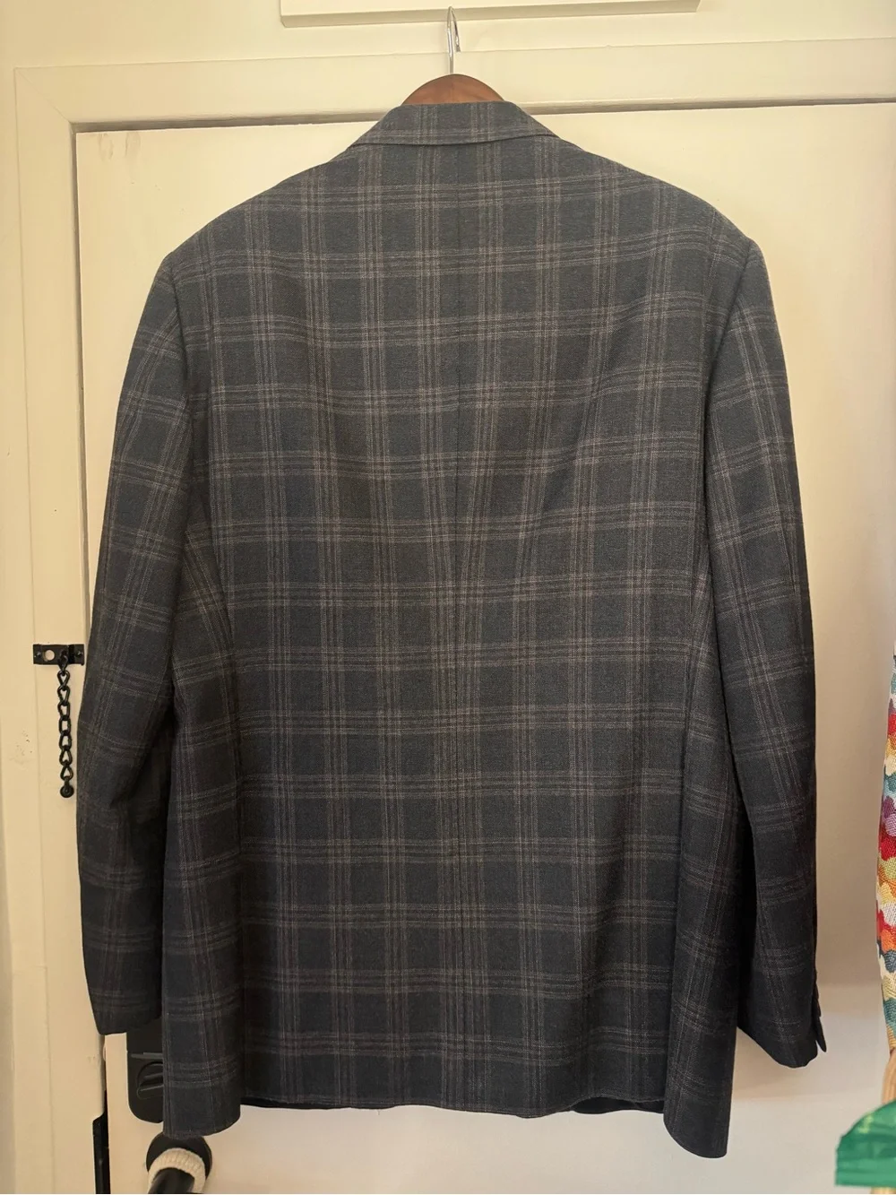 Faconnable grey plaid blazer - made in Italy